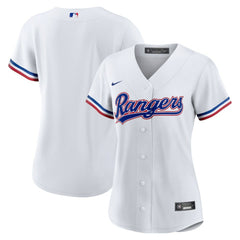 Texas Rangers Nike Women's Home Replica Team Jersey - White - Nike Online