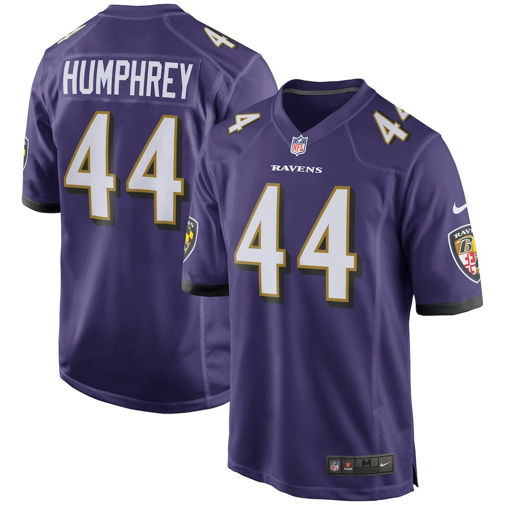 Nike Marlon Humphrey Baltimore Ravens Player Game Jersey Purple