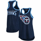 Tennessee Titans G-III 4Her by Carl Banks Women's Tater Tank Top Navy