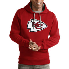 Kansas City Chiefs Antigua Team Victory Pullover Hoodie Red
