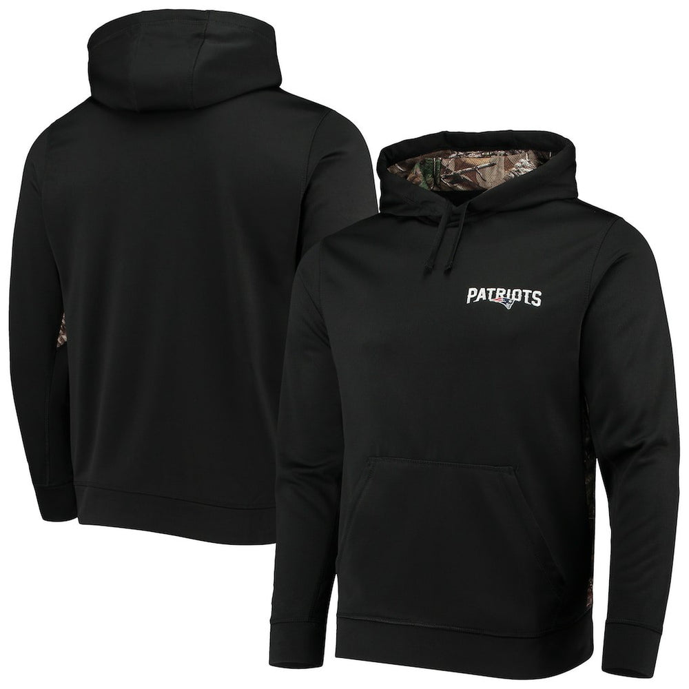 New England Patriots Dunbrooke Logo Ranger Pullover Hoodie Black/Realtree Camo