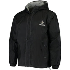 New Orleans Saints Dunbrooke Logo Legacy Stadium Full-Zip Jacket- Black