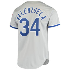 Fernando Valenzuela Los Angeles Dodgers Mitchell & Ness Road 1981 Cooperstown Collection Authentic Jersey - Gray - Mitchell & Ness Lifestyle