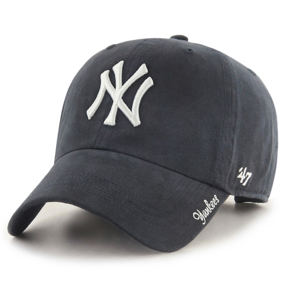 New York Yankees '47 Women's Team Miata Clean Up Adjustable Hat - Navy - 47 brand Discount
