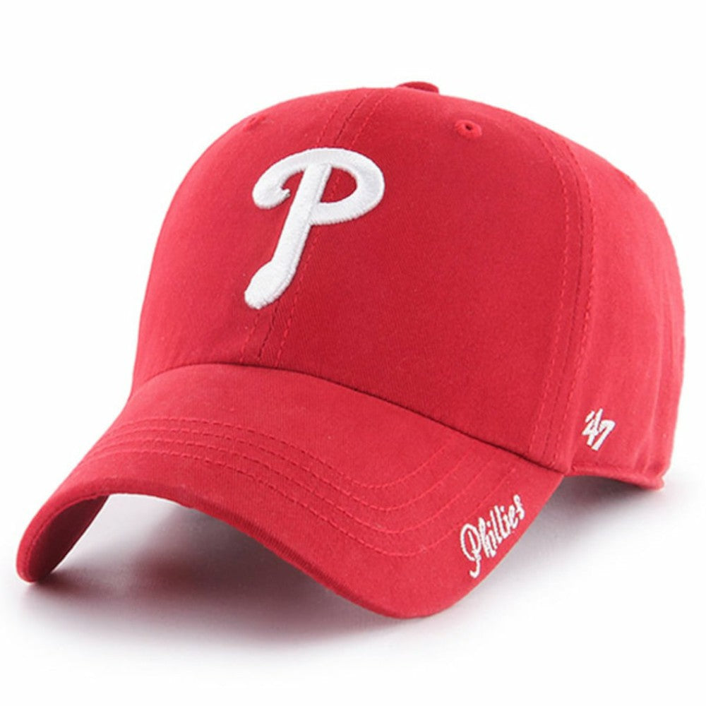 Philadelphia Phillies '47 Women's Team Miata Clean Up Adjustable Hat - Red - 47 brand on Sale