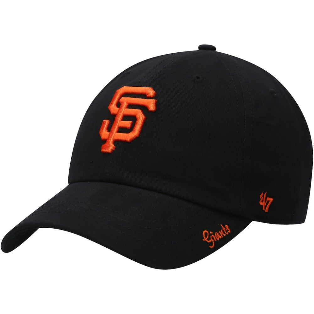 San Francisco Giants '47 Women's Team Miata Clean Up Adjustable Hat - Black - 47 brand on Sale