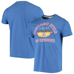 Chicago Cubs Hyperlocal Tri-Blend T-Shirt - Royal - MLB Discount