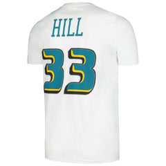 Grant Hill Detroit Pistons Hardwood Classics Stitch Name & Number T-Shirt for sale White | Mitchell & Ness Near Me