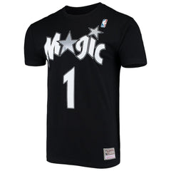 Tracy McGrady Orlando Magic Hardwood Classics Stitch Name & Number T-Shirt Black | Mitchell & Ness outlet