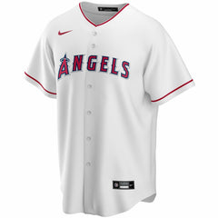 Los Angeles Angels Nike Home Replica Custom Jersey - White - Nike Online