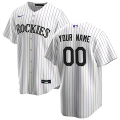 Colorado Rockies Nike Home Replica Custom Jersey - White - Nike Sale