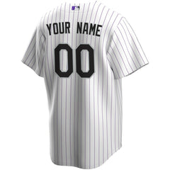 Colorado Rockies Nike Home Replica Custom Jersey - White - Nike Sale