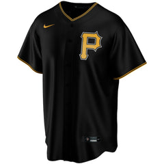 Pittsburgh Pirates Nike Alternate Replica Custom Jersey - Black - Nike Online