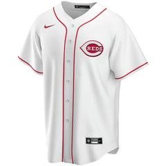 Cincinnati Reds Nike Home Replica Custom Jersey - White - Nike Sale