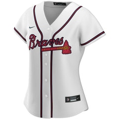 Atlanta Braves Nike Women's Home Replica Custom Jersey - White - Nike Sale