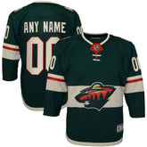 Minnesota Wild Youth Home Premier Custom Jersey - Green - NHL 3820534