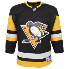 Pittsburgh Penguins Youth Home Premier Blank Jersey - Black - NHL 3820570