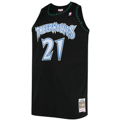 Kevin Garnett Minnesota Timberwolves 1997/98 Big & Tall Hardwood Classics Swingman Jersey Black | Mitchell & Ness Lifestyle