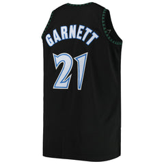 Kevin Garnett Minnesota Timberwolves 1997/98 Big & Tall Hardwood Classics Swingman Jersey Black | Mitchell & Ness Lifestyle