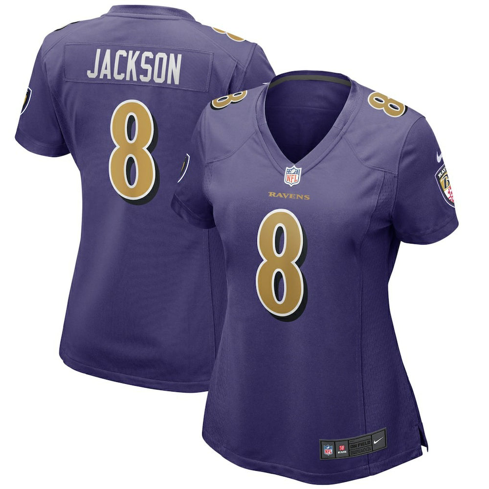 Nike Lamar Jackson Baltimore Ravens Women's Alternate Game Player Jersey Purple