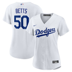 Mookie Betts Los Angeles Dodgers Nike Women's Home Replica Player Jersey - White - Nike Online