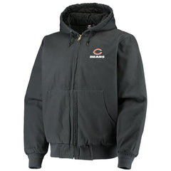 Chicago Bears Dunbrooke Dakota Cotton Canvas Hooded Jacket Navy