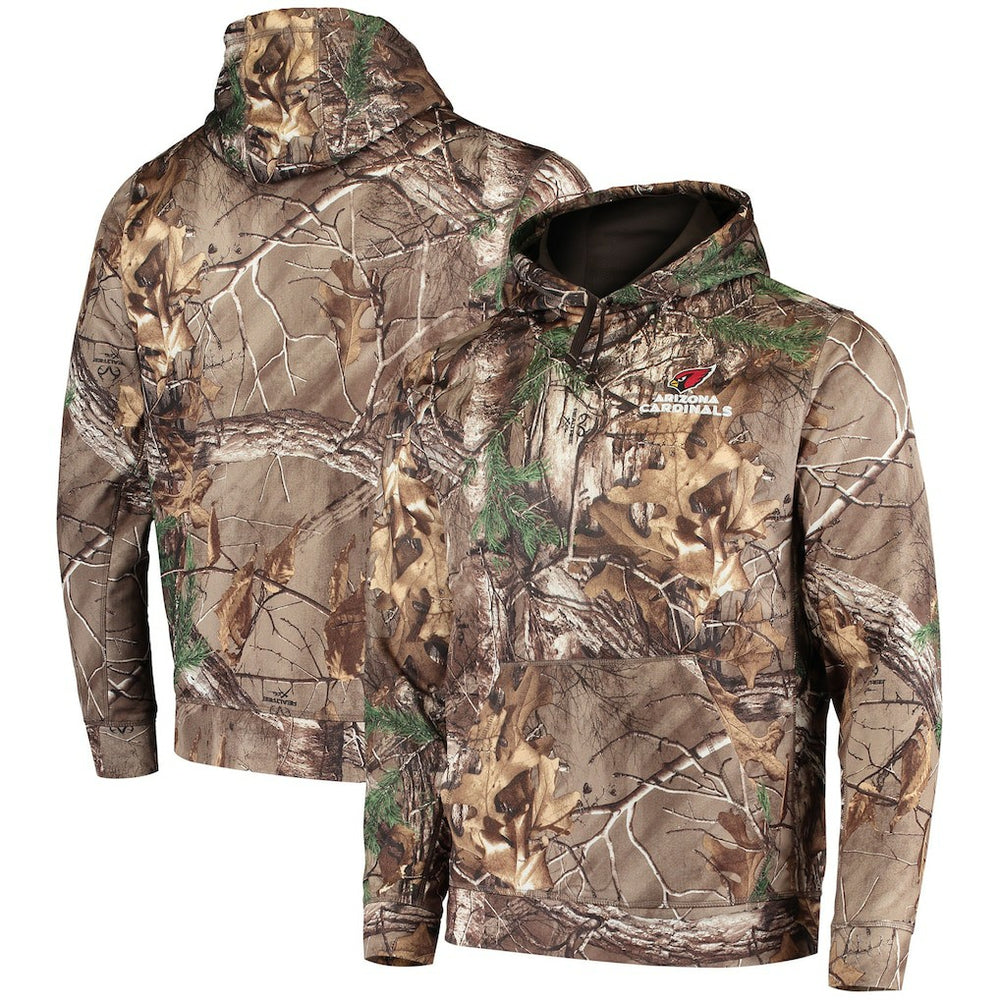 Arizona Cardinals Dunbrooke Circle Champion Tech Fleece Pullover Hoodie Realtree Camo