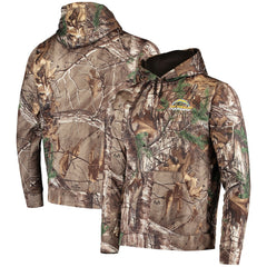 Los Angeles Chargers Dunbrooke Circle Champion Tech Fleece Pullover Hoodie Realtree Camo