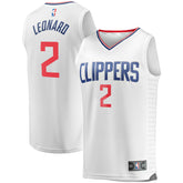 Kawhi Leonard LA Clippers Youth 2020/21 Fast Break Player Jersey White Association Edition | Fanatics Near Me