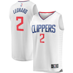 Kawhi Leonard LA Clippers Youth 2020/21 Fast Break Player Jersey White Association Edition | Fanatics Near Me