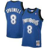 Latrell Sprewell Minnesota Timberwolves 2003/04 Hardwood Classics Swingman Jersey Blue | Mitchell & Ness for sale