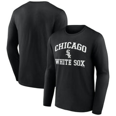 Men's Black Chicago White Sox Team Heart & Soul Long Sleeve T-Shirt - MLB on Sale