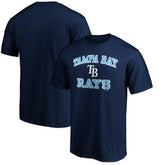 Tampa Bay Rays Fanatics MTO Label Heart & Soul T-Shirt - Navy - Fanatics Discount