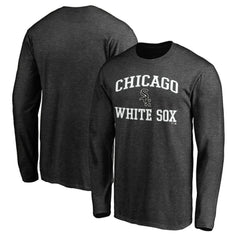 Men's Charcoal Chicago White Sox Team Heart & Soul Long Sleeve T-Shirt - MLB on Sale
