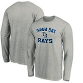 Tampa Bay Rays Team Heart & Soul Long Sleeve T-Shirt - Heathered Gray - MLB Online