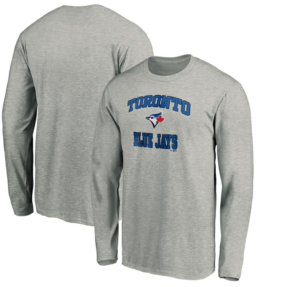 Toronto Blue Jays Team Heart & Soul Long Sleeve T-Shirt - Heathered Gray - MLB on Sale