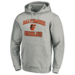 Baltimore Orioles Fanatics MTO Label Heart & Soul Pullover Hoodie - Heather Gray - Fanatics on Sale