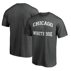 Chicago White Sox Fanatics MTO Label Heart & Soul T-Shirt - Heather Charcoal - Fanatics on Sale