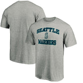 Seattle Mariners Fanatics MTO Label Heart & Soul T-Shirt - Heather Gray - Fanatics Sale