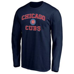 Men's Navy Chicago Cubs Team Heart & Soul Long Sleeve T-Shirt - MLB Online