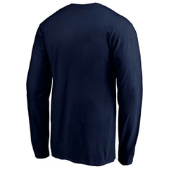 Men's Navy Los Angeles Angels Team Heart & Soul Long Sleeve T-Shirt - MLB Discount