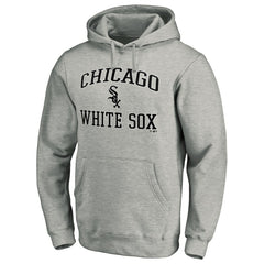 Chicago White Sox Fanatics MTO Label Heart & Soul Pullover Hoodie - Heather Gray - Fanatics on Sale