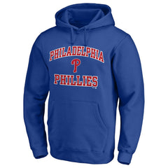 Philadelphia Phillies Fanatics MTO Label Heart & Soul Pullover Hoodie - Royal - Fanatics on Sale