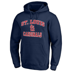 St. Louis Cardinals Heart & Soul Pullover Hoodie - Navy - MLB Sale