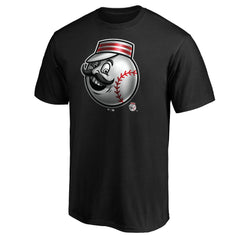Cincinnati Reds Midnight Mascot T-Shirt - Black - MLB Sale