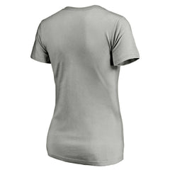 Chicago White Sox Fanatics Women's Team Logo Lockup V-Neck T-Shirt - Heathered Gray - Fanatics Sale