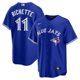 Bo Bichette Toronto Blue Jays Nike Alternate 2 Replica Jersey - Rush Blue - Nike Discount