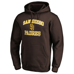 San Diego Padres Fanatics MTO Label Heart & Soul Pullover Hoodie - Brown - Fanatics Sale