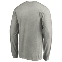 Arizona Diamondbacks Official Team Logo Long Sleeve T-Shirt - Heather Gray - MLB Discount