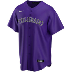 Colorado Rockies Nike Alternate Replica Custom Jersey - Purple - Nike Discount